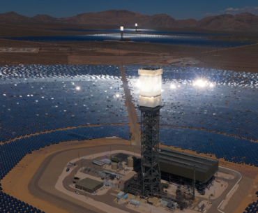 [OC] Solar plant near Vegas looks like an alien outpost