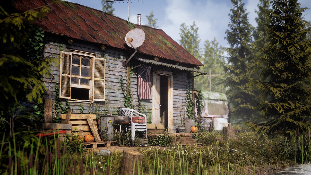 Create an ‘AAA realistic’ mountain cabin for free with these Unreal Engine 5 assets 3D meshes for a rural mountain cabin in Unreal Engine 5