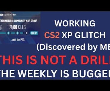 THERES A NEW XP GLTICH