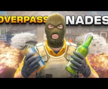 Overpass CS2 Nades You Need in 2025 – Full Guide for Both T and CT