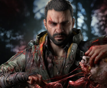 Kyle Crane ripping a zombie's head in half in Dying Light: The Beast.