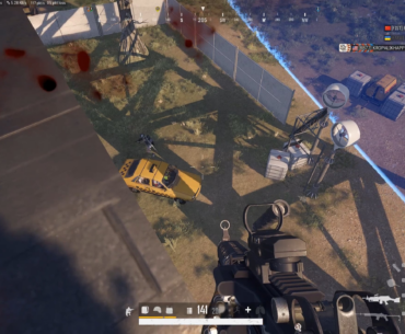 Jumped on enemy roof from a tower and waited for their departure