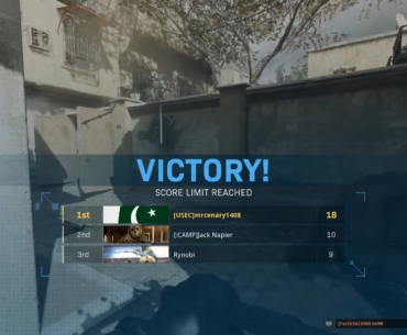 Good Throwback (The result of winning four gun game matches in a row)