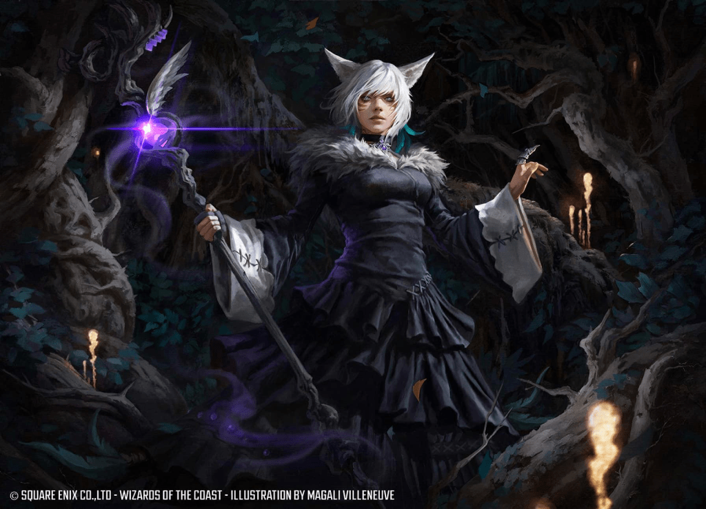 Y'shtola, Night's Blessed - Illustration by Magali Villeneuve