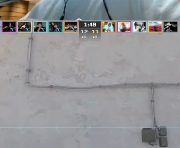 dumau single spray ace from a Faceit match