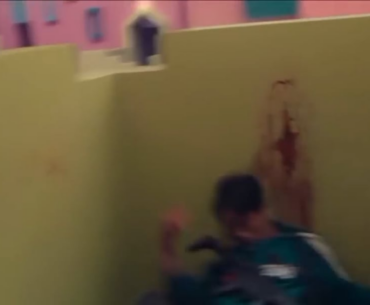 When you're attacking the enemy and the rest of his teammates flank you from behind