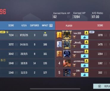 Attempting World Record Kills with 0 Deaths in Legendary Rank. In the first few attempts I got these matches. If the matches didn’t end so fast I could’ve beaten iFergs 76-0 record by alot.