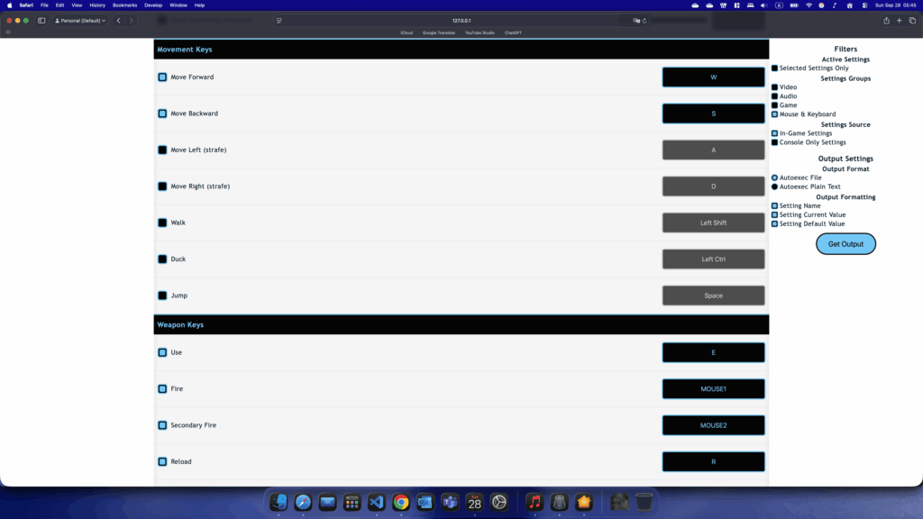 Sneak Peek: Key Binds Coming Soon to CS2 Autoexec Tool