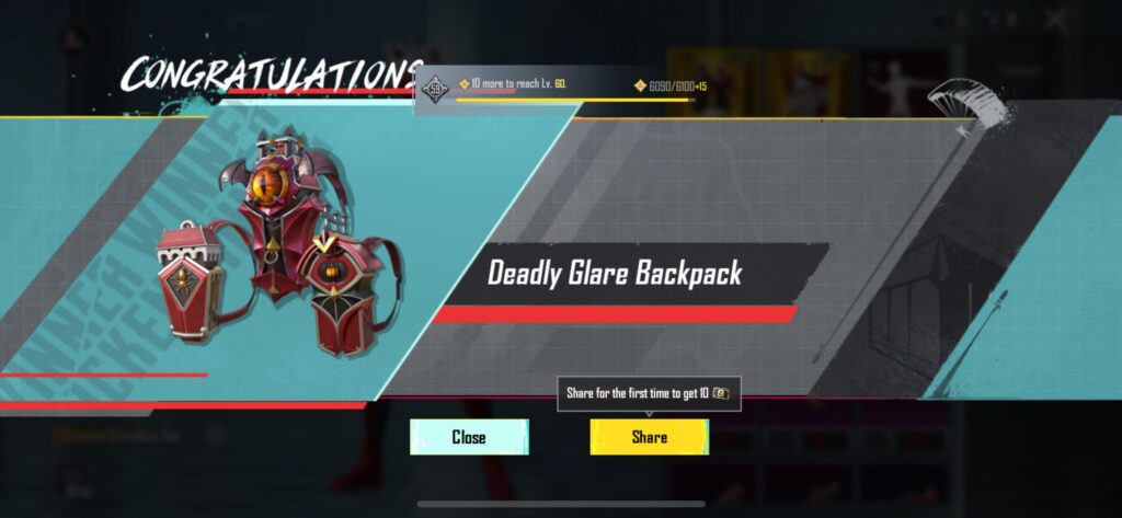 The best backpack skin in the game in my opinion