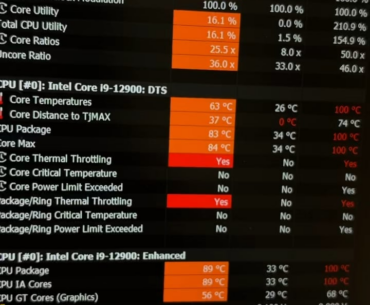 CPU temps jumping between 60 and 100 in a  matter of seconds