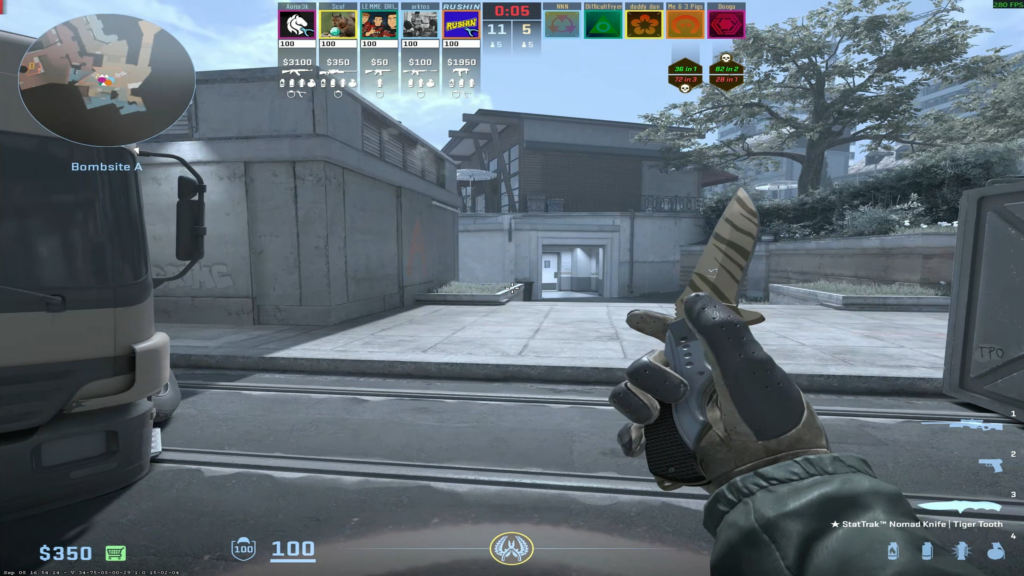 I hit the Overpass spawnshot from A Short to T Spawn