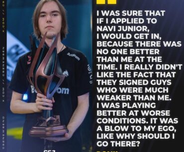 donk on joining navi junior
