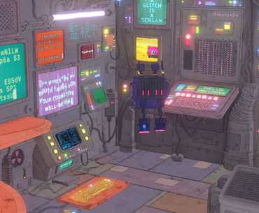 CONTROL ROOM_002 // Signal Against Silence — dystopian control hub (by ikuro404)
