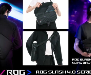 Carry your games and accessories in style! ASUS' gaming brand "ROG" launches cyberpunk shoulder bags and sleeve cases.