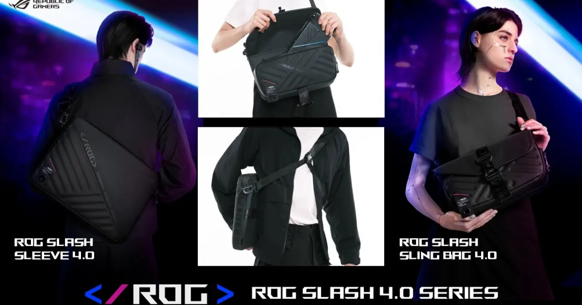 Carry your games and accessories in style! ASUS’ gaming brand “ROG” launches cyberpunk shoulder bags and sleeve cases. Carry your games and accessories in style! ASUS' gaming brand "ROG" launches cyberpunk shoulder bags and sleeve cases.