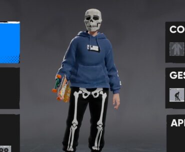 sans undertale for halloween in skate.