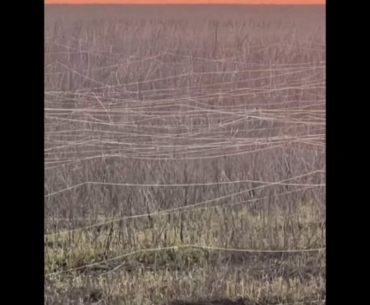 Fiber optics cables across the Ukrainian battlefield