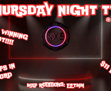 Nexus will be hosting its first TPP Thursday Tournament. Do you think your squad has what it takes to win it? Comment for more info or dm me