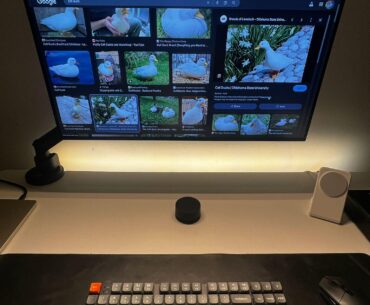 Work in progress: Double shadow issue with Xiaomi Mi Light Bar on monitor