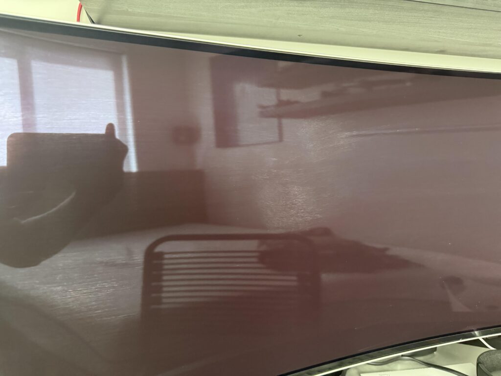 Cleaners cleaned my monitor, now it’s super streaked Cleaners cleaned my monitor, now it’s super streaked