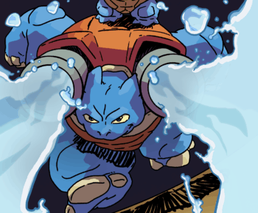 [OC] Pokemon Blastoise and Squirtle going into battle