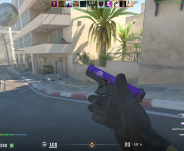 The animation bug while switching to Glock and holding Inspect key.