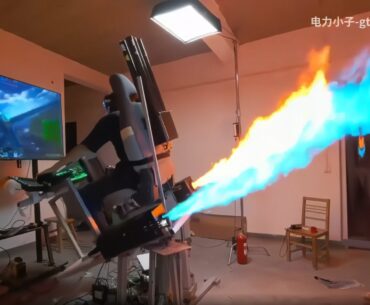 jet cockpit spewing flames out of its afterburners