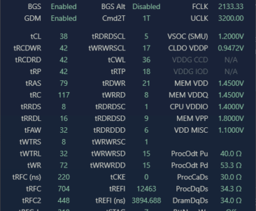 9800x3d timings. good or bad. first time messing with timings... lol