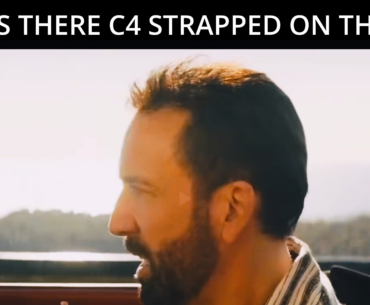 Why is there C4 strapped on the Jeep?