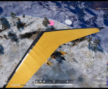Diving into the heart of the enemy squad from the glider and wiping them out with the S12K!