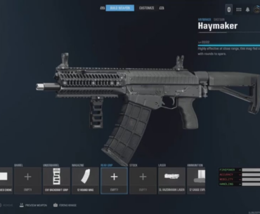 I decided to mess with the Haymaker just for fun and I got called a cheater...