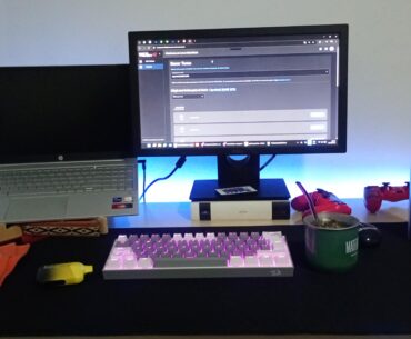 Here’s my simple work setup. It may not be much, but it gets the job done.