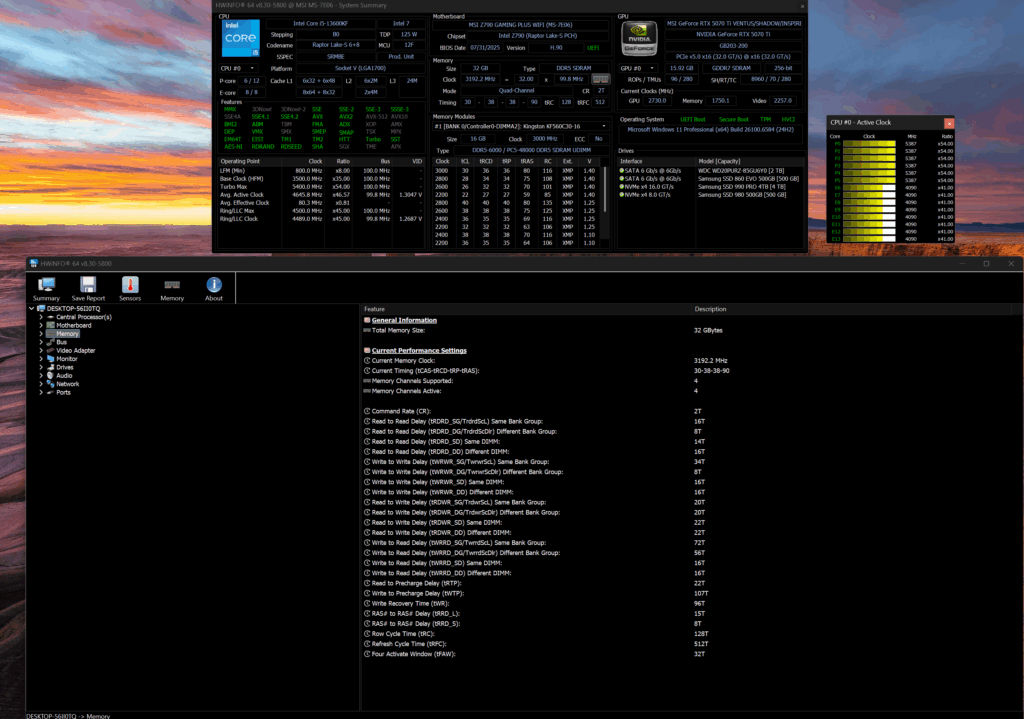 Upgrade from 13600kf to 14700k