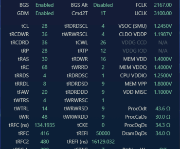 Tightned Timings with Buildzoid guide - any further suggestions? (Hynix A-Die)
