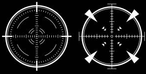 I'm having trouble finding a reticle