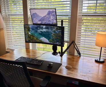 I finally have a seat with a view