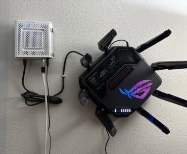 Got the router all set up!