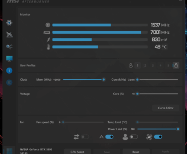 PNY 5090 memory clock stuck at 7001mhz?