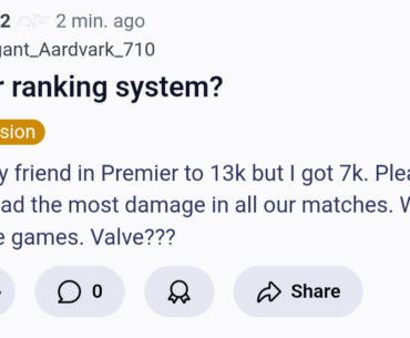 More evidence of a reversed ranking system