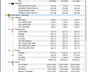 9800x3d are my voltages safe?