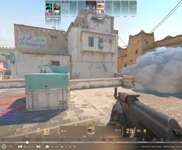 in response to mirage fake ladder drop guy: first time i actually fooled someone by shooting to mask the sound of my drop on dust