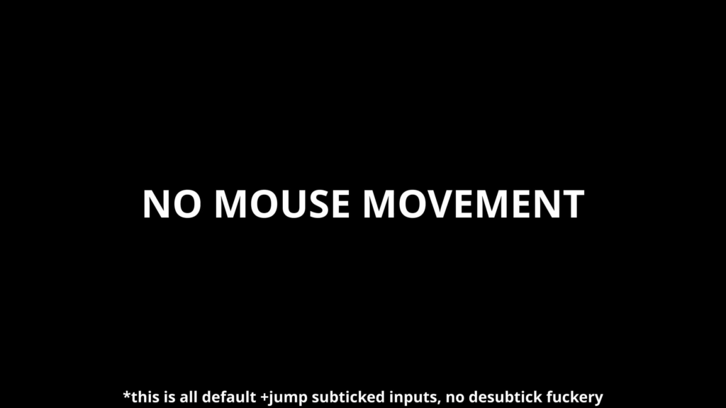 An exaggerated example how sv_subtick_movement_view_angles 1 is negatively affecting input consistency at high (>128) framerates An exaggerated example how sv_subtick_movement_view_angles 1 is negatively affecting input consistency at high (>128) framerates