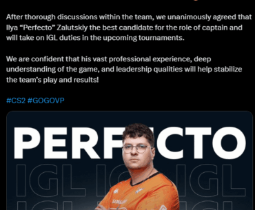 [Virtus.pro] Perfecto is the new IGL