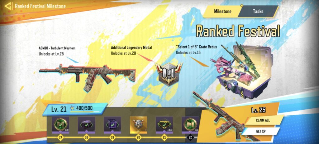 About the free legendary medal