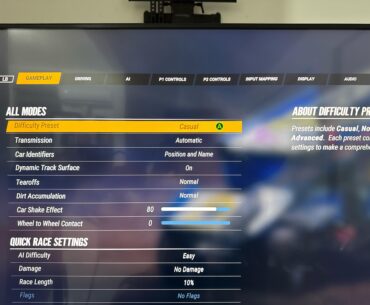 I can’t go to the menu tab rb / lb