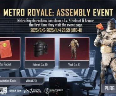 Need friends for metro royale assembly event