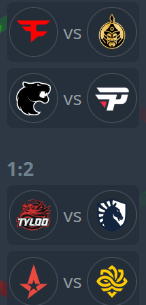 FISSURE Playground 2 round 4 matchups