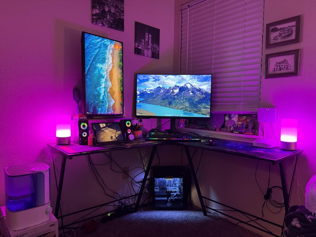 My cozy space to watch TV and game!