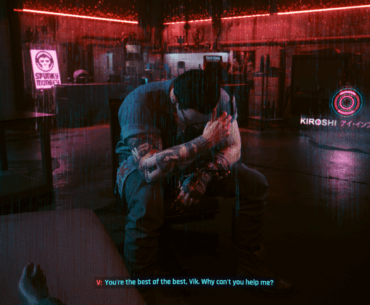 First I lose Jackie, and now Vik's scared shitless while I damn near beg himto fix me. All he can say is, "I can't" and I feel that pain. This game is an emotional roller coaster.