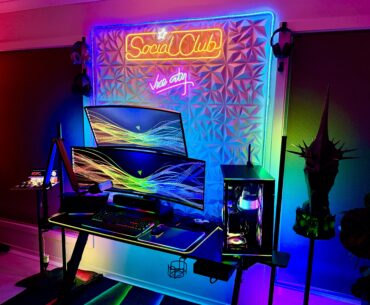 First setup/build - obligatory rainbow vomit for all you RGB haters!